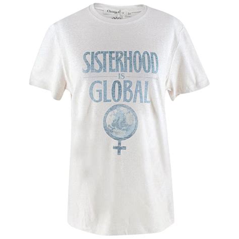 dior sisterhood is global t shirt price|'SISTERHOOD IS GLOBAL' T.